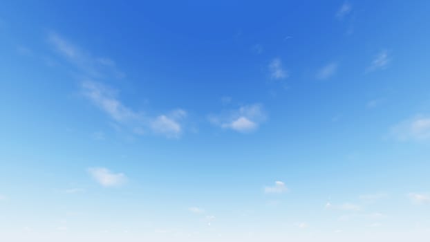 Cloudy blue sky abstract background, blue sky background with tiny clouds, 3d rendering

