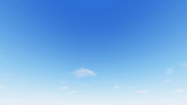 Cloudy blue sky abstract background, blue sky background with tiny clouds, 3d rendering

