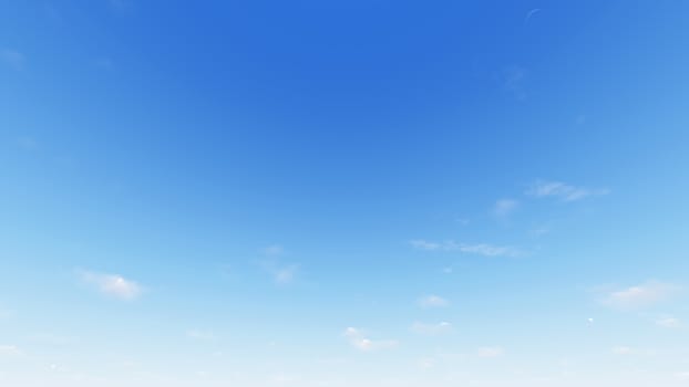 Cloudy blue sky abstract background, blue sky background with tiny clouds, 3d rendering

