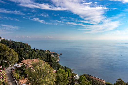 Sicilian view from Taormina's principal square.