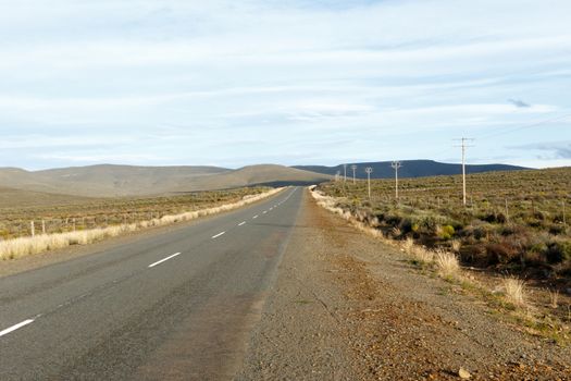 The Road to Sutherland -- Sutherland is a town with about 2,841 inhabitants in the Northern Cape province of South Africa. It lies in the western Roggeveld Mountains in the Karoo