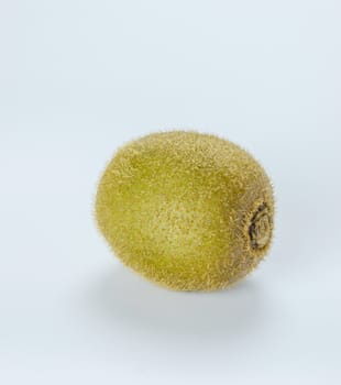 delicious whole kiwi fruit on white background