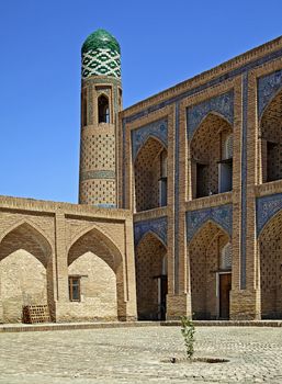 Madrasah in the Old Town in Khiva, Uzbekistan