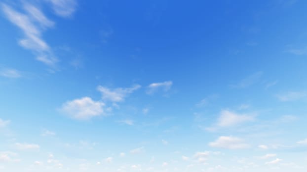 Cloudy blue sky abstract background, blue sky background with tiny clouds, 3d rendering

