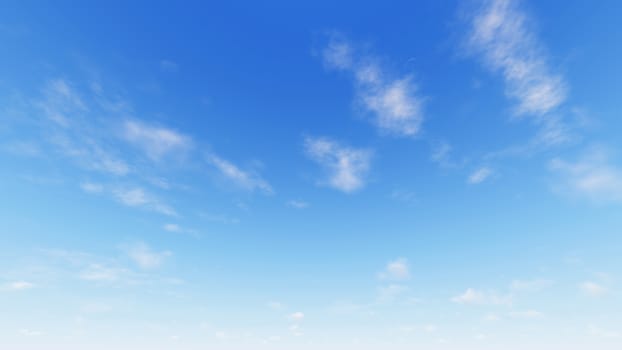 Cloudy blue sky abstract background, blue sky background with tiny clouds, 3d rendering

