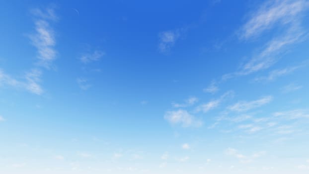 Cloudy blue sky abstract background, blue sky background with tiny clouds, 3d rendering

