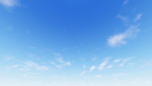 Cloudy blue sky abstract background, blue sky background with tiny clouds, 3d rendering

