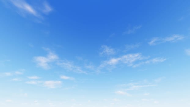 Cloudy blue sky abstract background, blue sky background with tiny clouds, 3d rendering

