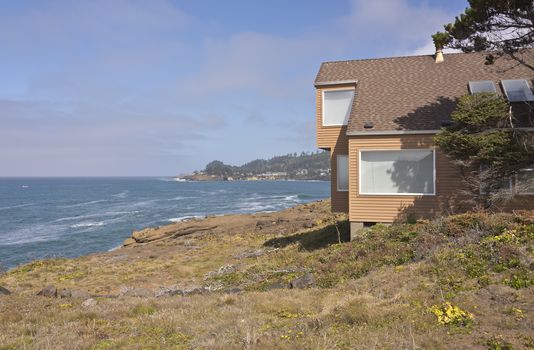 Oregon coastline real estate and surrounding towns.
