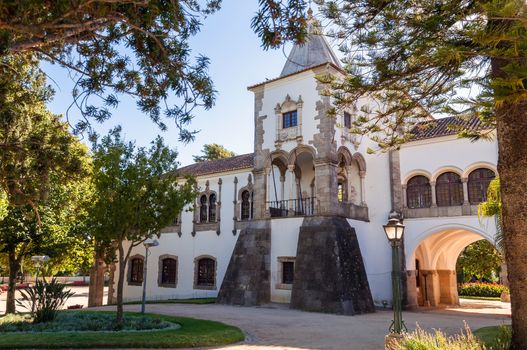 Evora, Portugal - August 25, 2014: The Royal Palace of Evora also known as the Palace of King Manuel I is a former royal residence of the Kings of Portugal