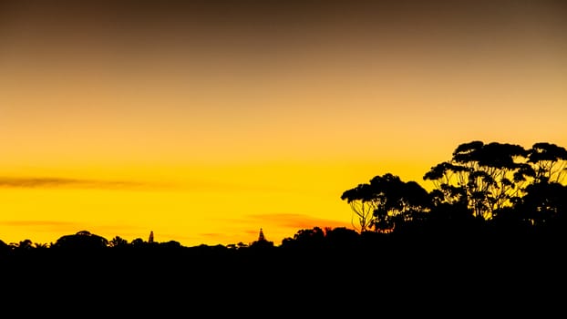 Just Perfect Almost Yellow - Fiery colorful sunset.