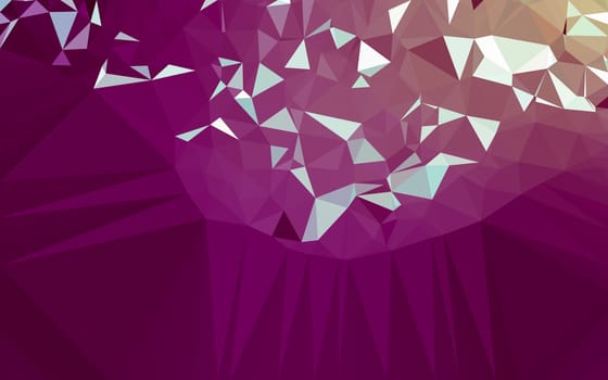 Abstract low poly background, geometry triangle, mosaic pastel color background