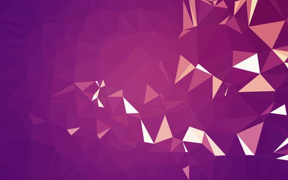 Abstract low poly background, geometry triangle, mosaic pastel color background