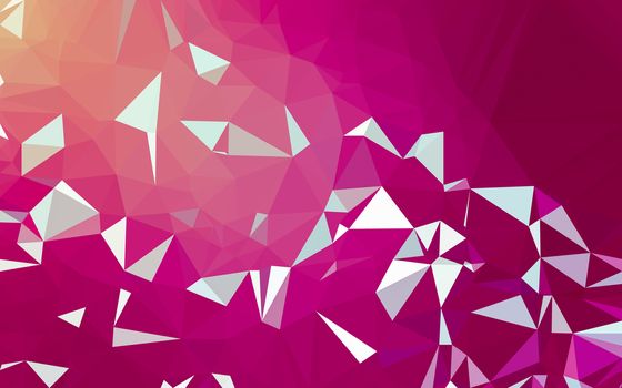 Abstract low poly background, geometry triangle, mosaic pastel color background