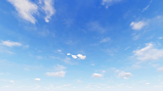 Cloudy blue sky abstract background, blue sky background with tiny clouds, 3d rendering

