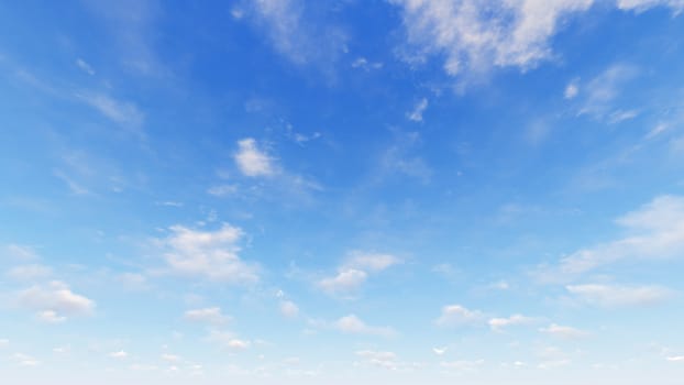 Cloudy blue sky abstract background, blue sky background with tiny clouds, 3d rendering

