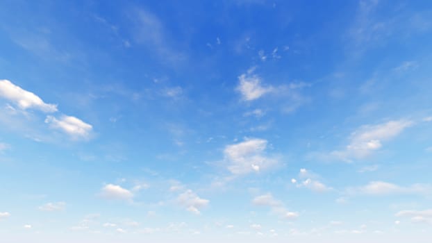 Cloudy blue sky abstract background, blue sky background with tiny clouds, 3d rendering

