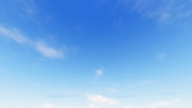 Cloudy blue sky abstract background, blue sky background with tiny clouds, 3d rendering

