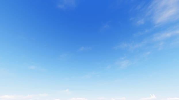 Cloudy blue sky abstract background, blue sky background with tiny clouds, 3d rendering

