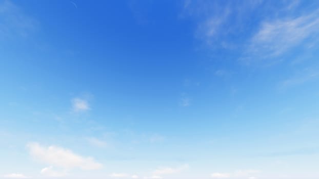 Cloudy blue sky abstract background, blue sky background with tiny clouds, 3d rendering

