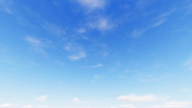 Cloudy blue sky abstract background, blue sky background with tiny clouds, 3d rendering

