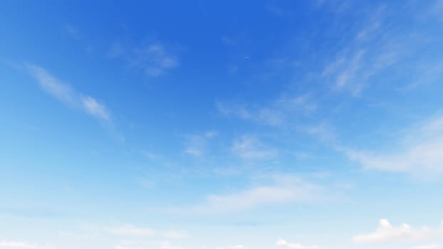 Cloudy blue sky abstract background, blue sky background with tiny clouds, 3d rendering

