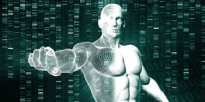 Genetic Engineering Science Research and Development Concept