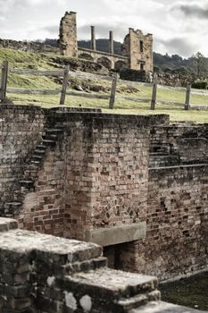 Port Arthur the old convict colony and historic jail located in Tasmania, Australia