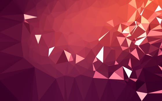 Abstract low poly background, geometry triangle, mosaic pastel color background