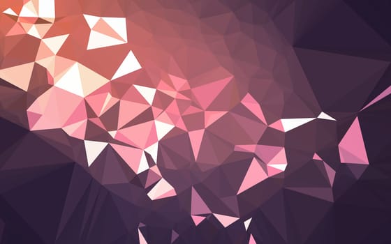 Abstract low poly background, geometry triangle, mosaic pastel color background