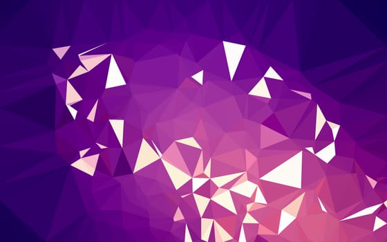 Abstract low poly background, geometry triangle, mosaic pastel color background