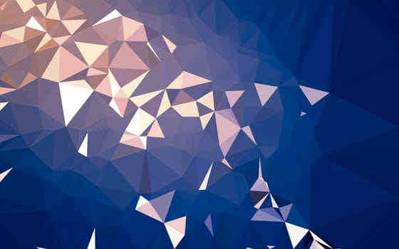 Abstract low poly background, geometry triangle, mosaic pastel color background