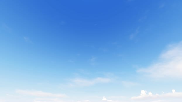 Cloudy blue sky abstract background, blue sky background with tiny clouds, 3d rendering

