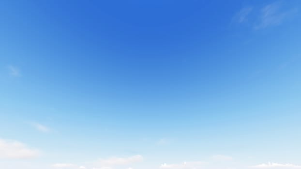 Cloudy blue sky abstract background, blue sky background with tiny clouds, 3d rendering

