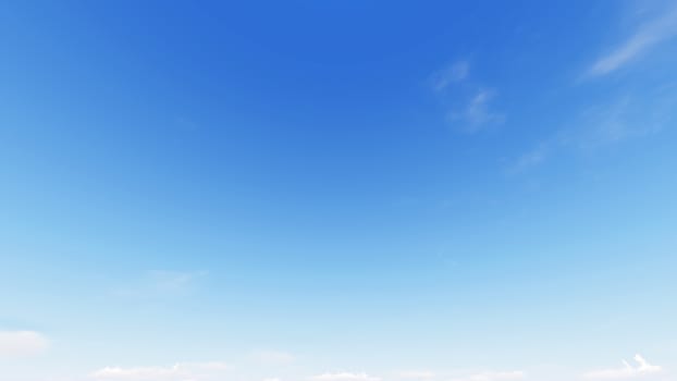 Cloudy blue sky abstract background, blue sky background with tiny clouds, 3d rendering

