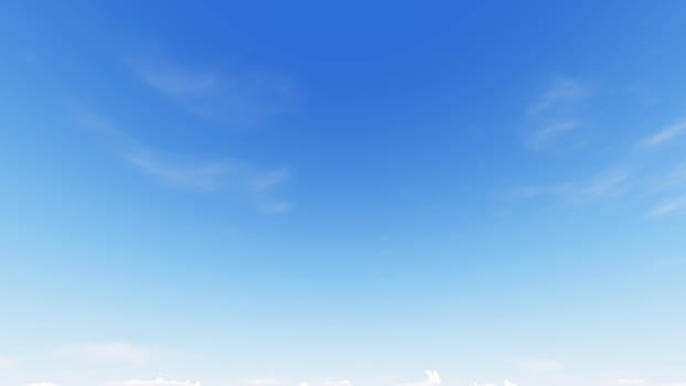 Cloudy blue sky abstract background, blue sky background with tiny clouds, 3d rendering

