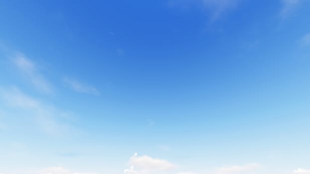 Cloudy blue sky abstract background, blue sky background with tiny clouds, 3d rendering

