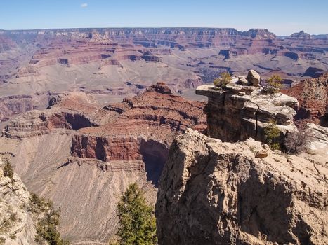 View of Grand Canyon national park, Arizona, USA