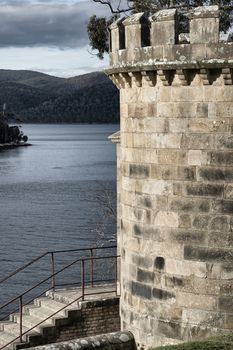 Port Arthur the old convict colony and historic jail located in Tasmania, Australia