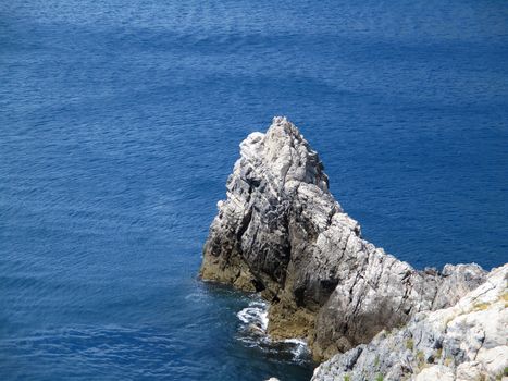 view of the coast and sea around Portovenere