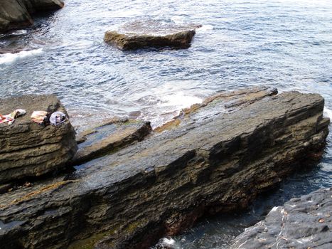 view of the coast and sea around Portovenere