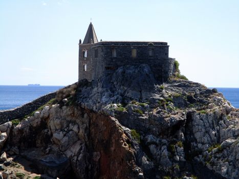 rock promontory of Portovenere, Liguria, italy