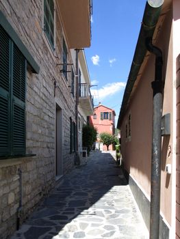 streets and alleys of Portovenere, Liguria, italy