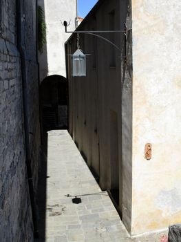 streets and alleys of Portovenere, Liguria, italy