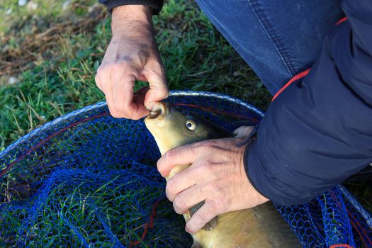 When it comes time to unhook the fish many anglers are in difficulty.