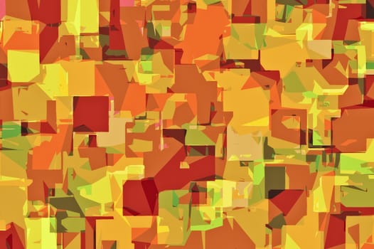 green brown and orange drawing abstract background