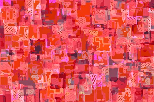 pink red and orange drawing and painting abstract background