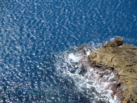 view of the coast and sea around Portovenere