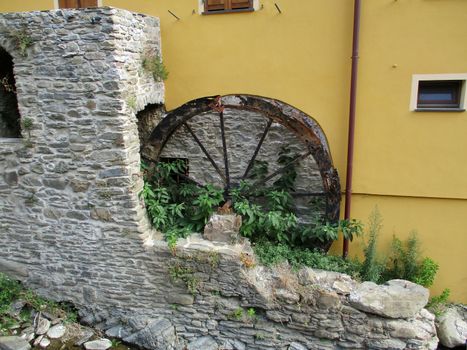 house on the creek in Vernazza, 5 Terre Gulf, Liguria, Italy