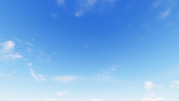 Cloudy blue sky abstract background, blue sky background with tiny clouds, 3d rendering

